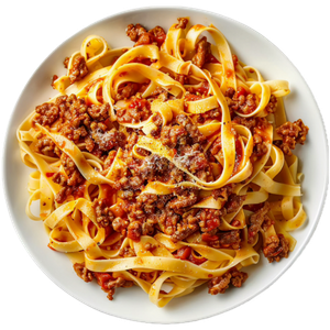 Tagliatelle Al Ragu Di Manzo